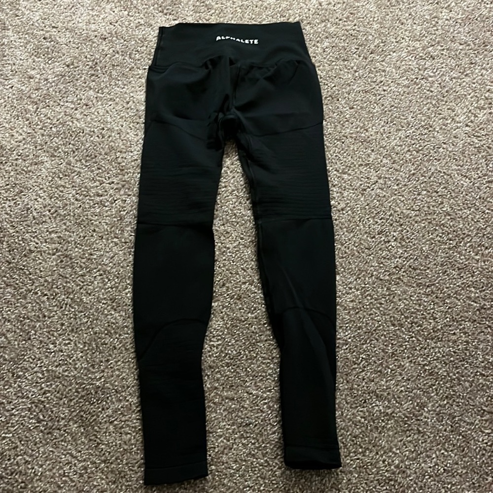 S Alphalete Black OG Revival Leggings